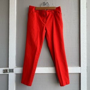 New York & Company Red Stretch Pants